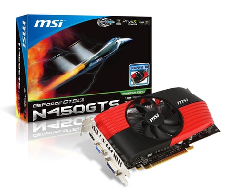 MSI GeForce GTS 450 1024MB GDDR5 OC