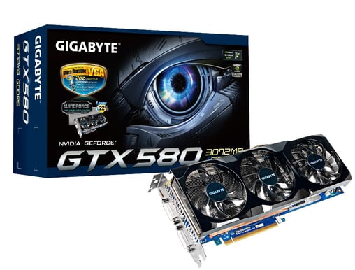 Gigabyte GeForce GTX 580 3072MB