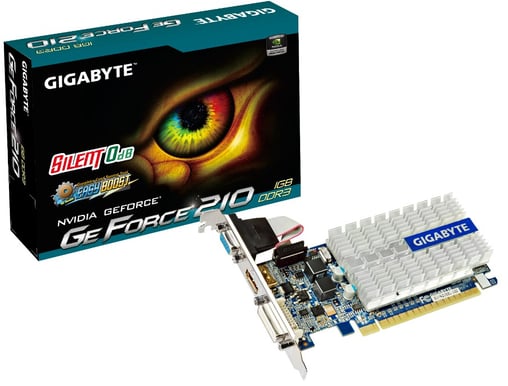 Gigabyte GeForce G210 1024MB Low Profile Passivt