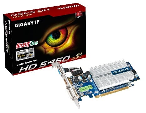 Gigabyte Radeon HD5450 1024MB Low Profile Passivt