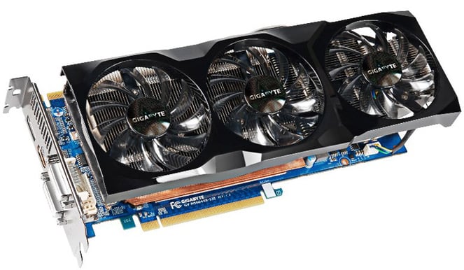 Gigabyte GeForce GTX 560Ti WindForce 3X 448 Core