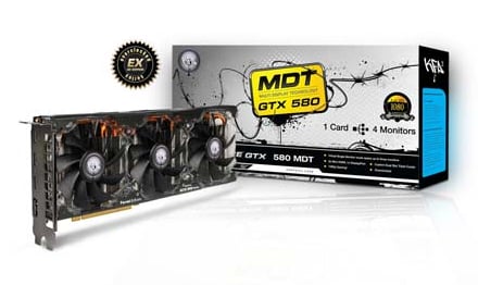 KFA2 GeForce GTX 580 EX OC MDT X4
