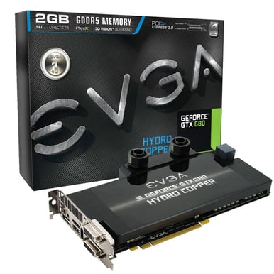 EVGA GeForce GTX 680 2048MB Hydro Copper + Assassin's Creed III (Värde 399kr)