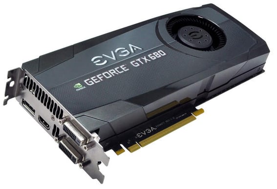 EVGA GeForce GTX 680 2048MB Superclocked + Backplate
