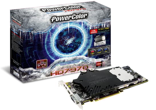 PowerColor Radeon LCS HD7970 3072MB, med vattenblock