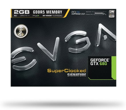 EVGA GeForce GTX 680 SuperClocked Signature 2048MB