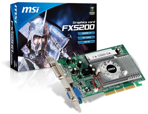 GK MSI GF FX5200