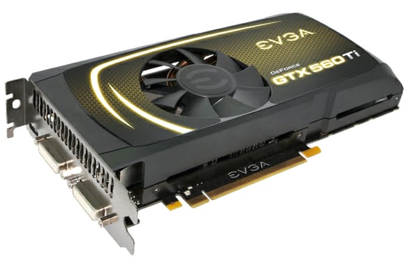 EVGA GeForce GTX 560Ti 1024MB Superclocked