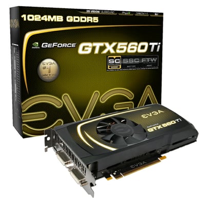 EVGA GeForce GTX 560Ti 1024MB Superclocked