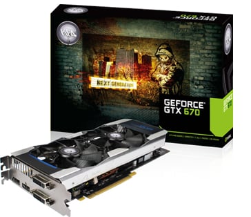 KFA2 GeForce GTX 670 EX OC 4096MB