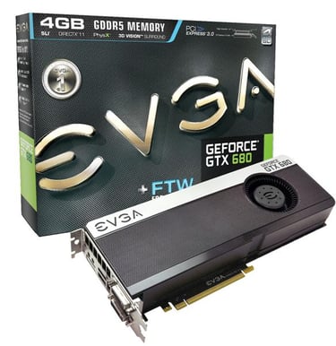 EVGA GeForce GTX 680 FTW+ 4096MB