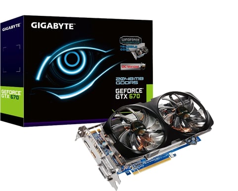 Gigabyte GeForce GTX 670 2048MB