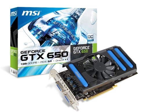 MSI GeForce GTX 650 1024MB OC + Assassin's Creed III (Värde 399kr)
