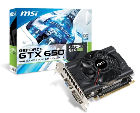 MSI GeForce GTX 650 1024MB OC V1