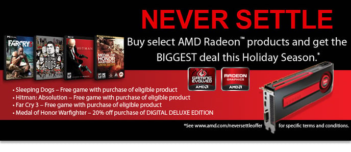 AMD Never Settle - Sleeping Dogs, Hitman: Absolution & Far Cry 3!
