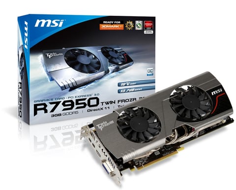 MSI Radeon HD7950 3072MB TWIN FROZR III OC BE