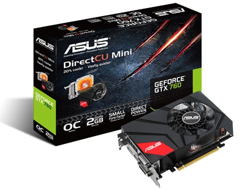 ASUS GeForce GTX 760 2GB DirectCU Mini