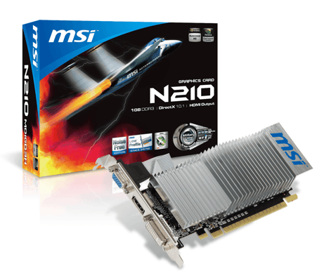 MSI GeForce 210 1GB LP
