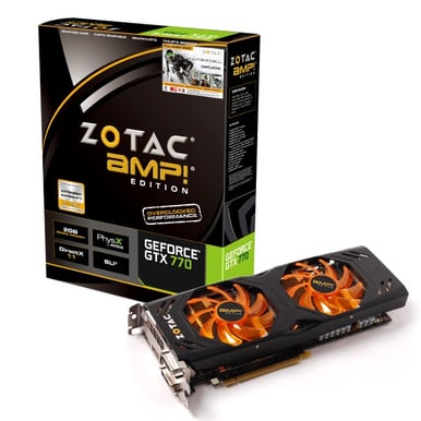 Zotac GeForce GTX 770 2GB AMP Edition +1 Assassin's Creed IV (värde 399kr)