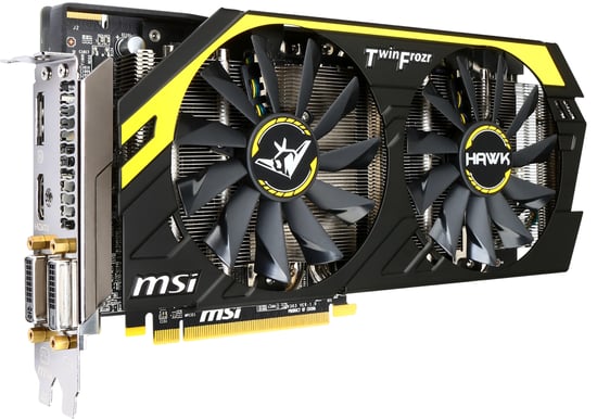 MSI Radeon R9 270X 2GB HAWK (Curacao XT) + 2 st spel (SILVER)
