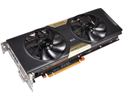 EVGA GeForce GTX 770 2GB SC ACX Max 2st. / hushåll! + 3 SPEL