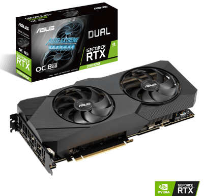 ASUS GeForce RTX 2080 SUPER 8GB DUAL OC EVO