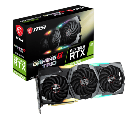 MSI GeForce RTX 2080 SUPER 8GB GAMING X TRIO