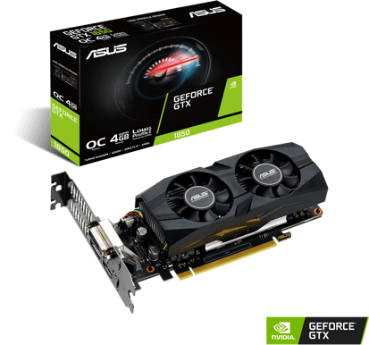 ASUS GeForce GTX 1650 4GB Low Profile OC