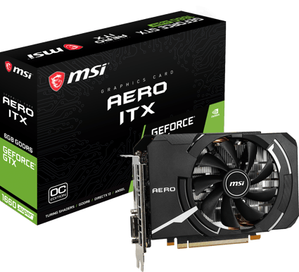 MSI GeForce GTX 1660 SUPER 6GB AERO ITX OC