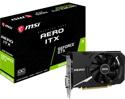 MSI GeForce GTX 1650 SUPER 4GB AERO ITX OC