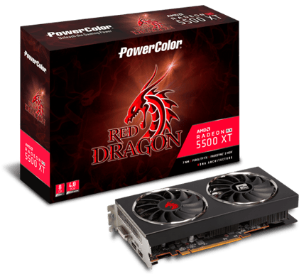 Powercolor Radeon RX 5500 XT 8GB Red Dragon
