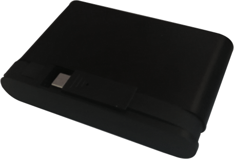 DELTACO USB-C-adapter 4 portar Svart