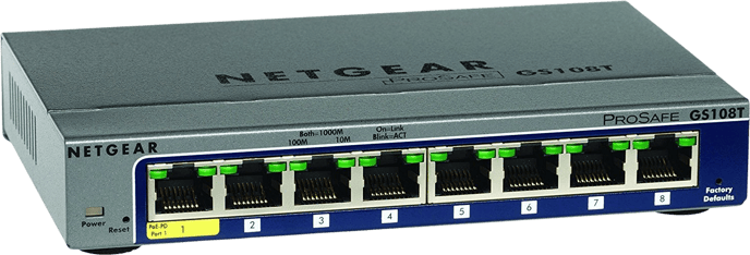 Netgear GS108T Smart Managed Pro