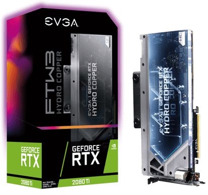 EVGA Geforce RTX 2080 Ti 11GB FTW3 ULTRA HYDRO COPPER GAMING