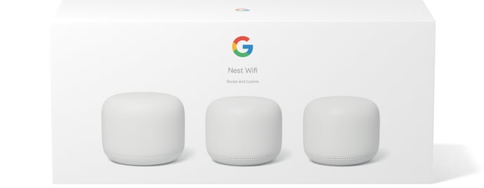 Google Nest WiFi Router+Point 2-P