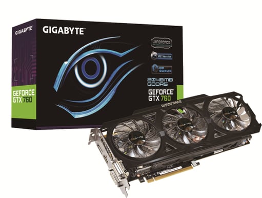 Gigabyte GeForce GTX 760 2GB OC Windforce Rev 2.0