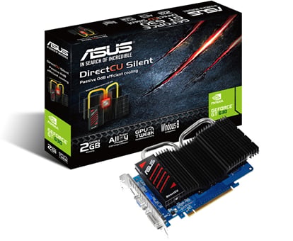 ASUS GeForce GT 630 2GB DirectCu Silent v2