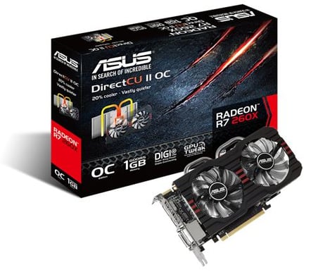 ASUS Radeon R7 260X 1GB DirectCUII OC - Inet.se