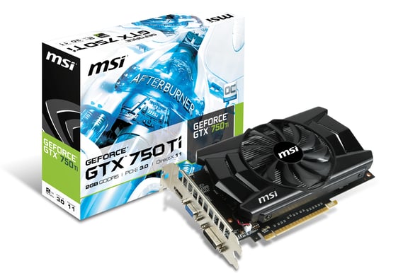 MSI GeForce GTX 750 Ti 2GB OC