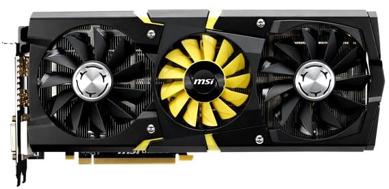 MSI Radeon R9 290X 4GB Lightning (Hawaii XT)+ 3 st spel (GOLD)
