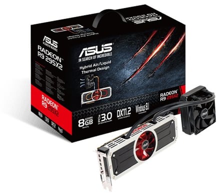 ASUS Radeon R9 295X2 8GB + 3 st spel värde 1200kr (GOLD)