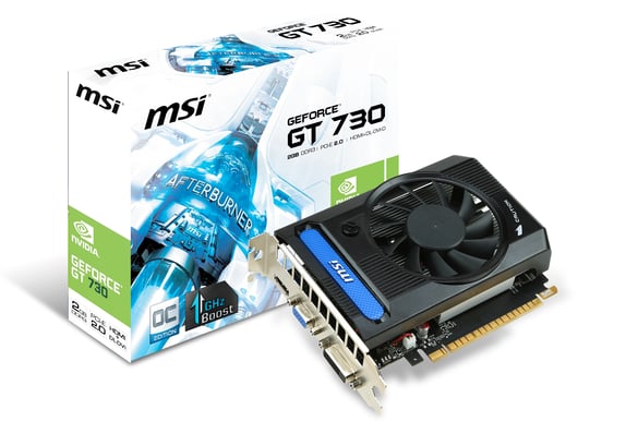 MSI GeForce GT 730 2GB OC (1006Mhz)