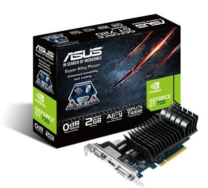 ASUS GeForce GT 720 Silent DDR3 HDMI 2GB