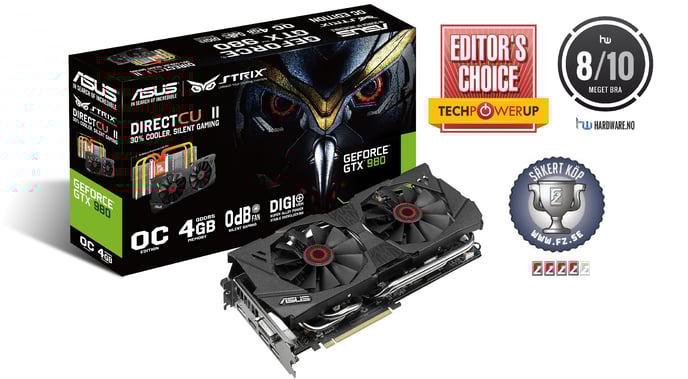 ASUS GeForce GTX 980 4GB STRIX DC2 OC