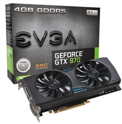 EVGA GeForce GTX 970 4GB SSC ACX 2.0 Cooling
