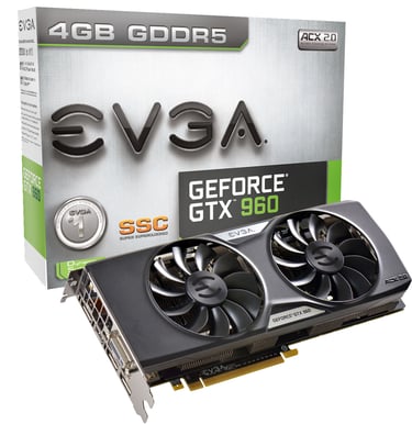 EVGA GeForce GTX 960 4GB ACX 2.0+ SSC