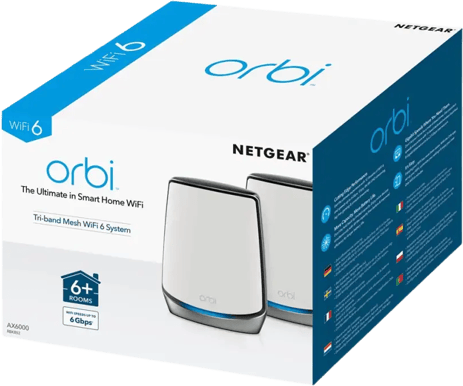 Netgear Orbi RBK852 AX6000 2-P