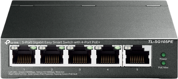 TP-Link TL-SG105PE 1G PoE+ 5p