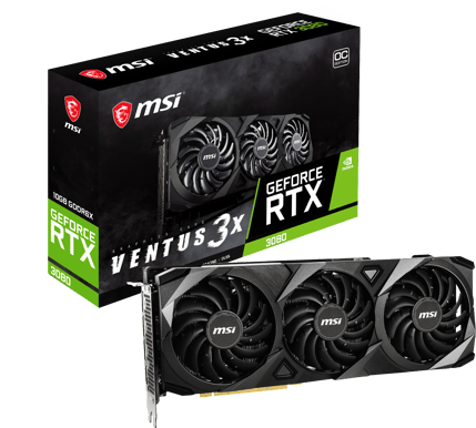 MSI GeForce RTX 3080 10GB VENTUS 3X OC