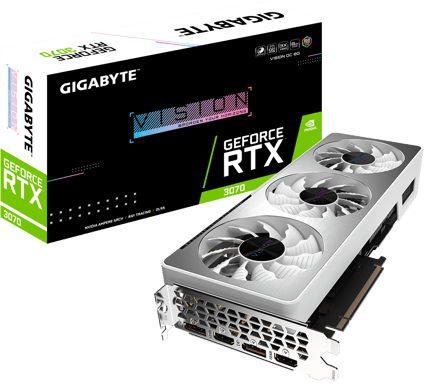 Gigabyte Geforce RTX 3070 8GB VISION OC